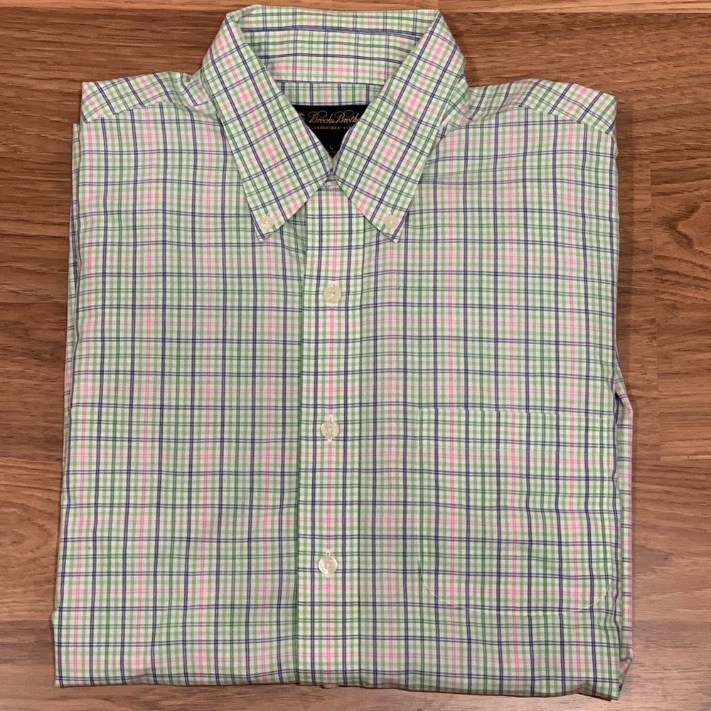 Brooks Brothers Multi Color Checks L/S Shirt L